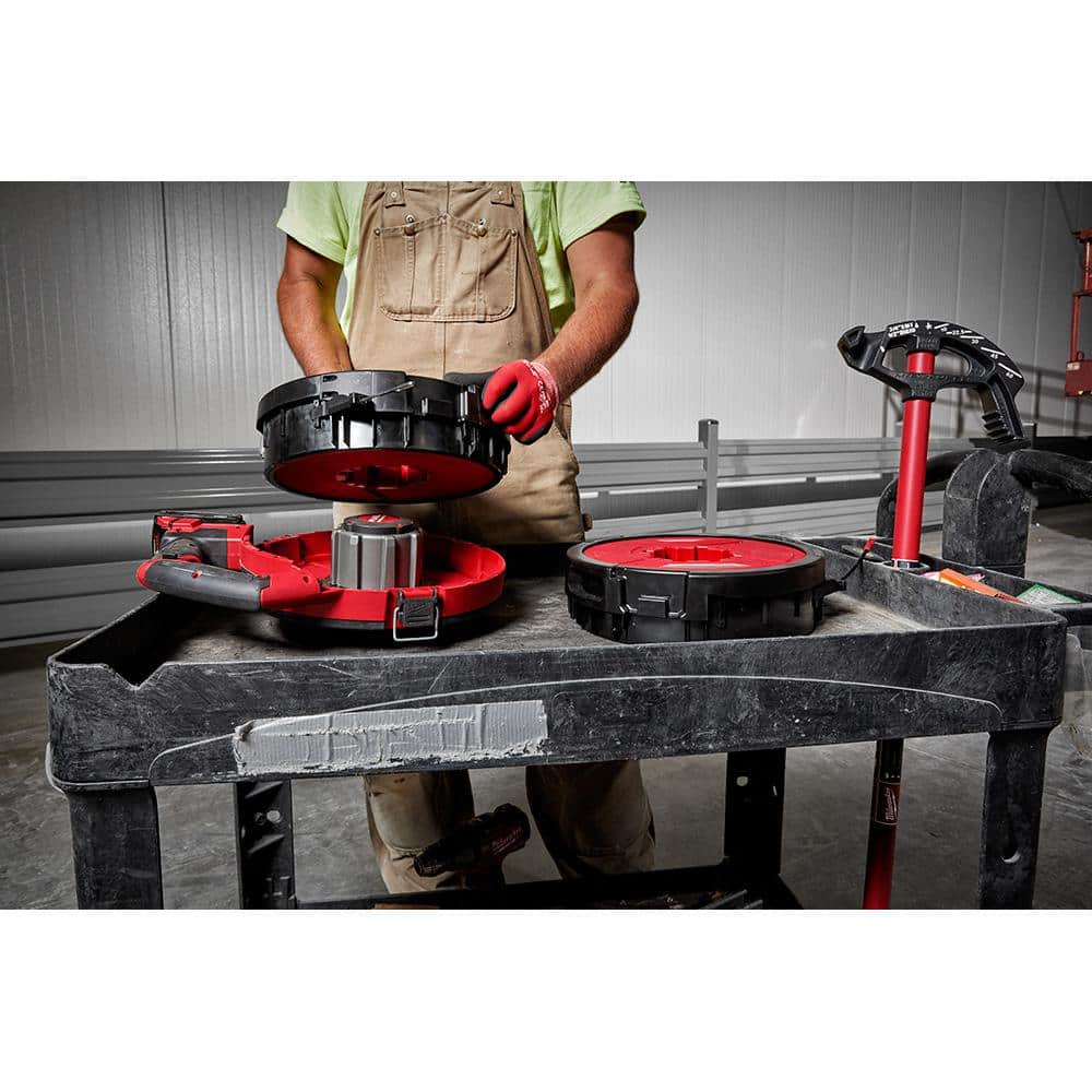 M18 FUEL 18V Lithium-Ion Brushless Cordless Angler 240 ft. Steel Pulling Fish Tape Kit W/ (2) 2.0Ah Batteries