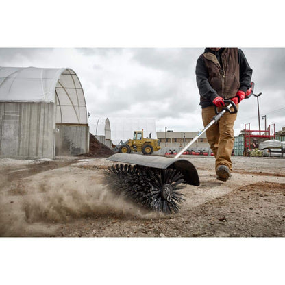 M18 FUEL QUIK-LOK Rubber Broom Attachment and M18 FUEL QUIK-LOK Bristle Brush Attachment (2-Tool)