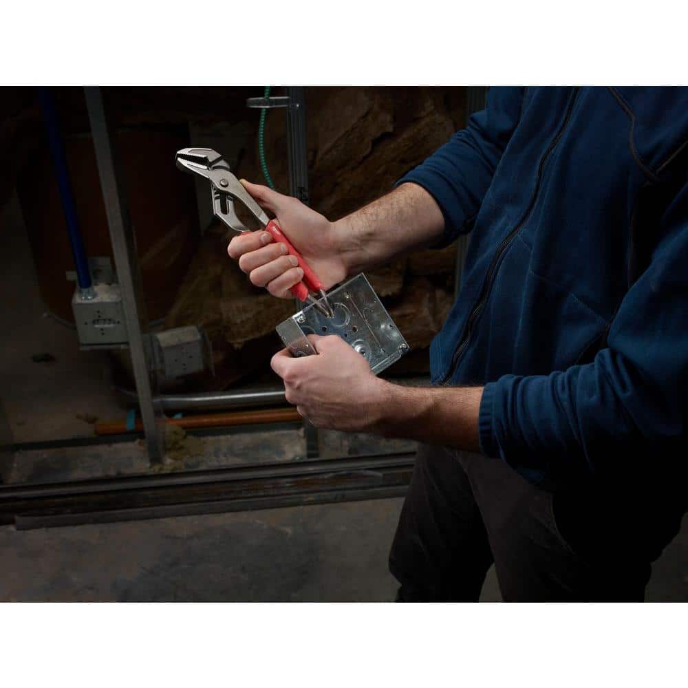 6 in. and 10 in. Straight-Jaw Pliers Set (2-Piece)