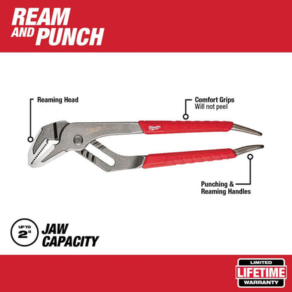 6 in. and 10 in. Straight-Jaw Pliers Set (2-Piece)