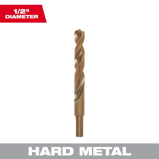 1/2 in. Cobalt Red Helix Twist Drill Bit