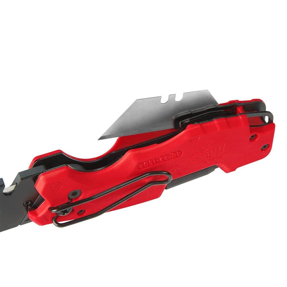 FASTBACK 6-in-1 Folding Utility Knives with General Purpose Blade