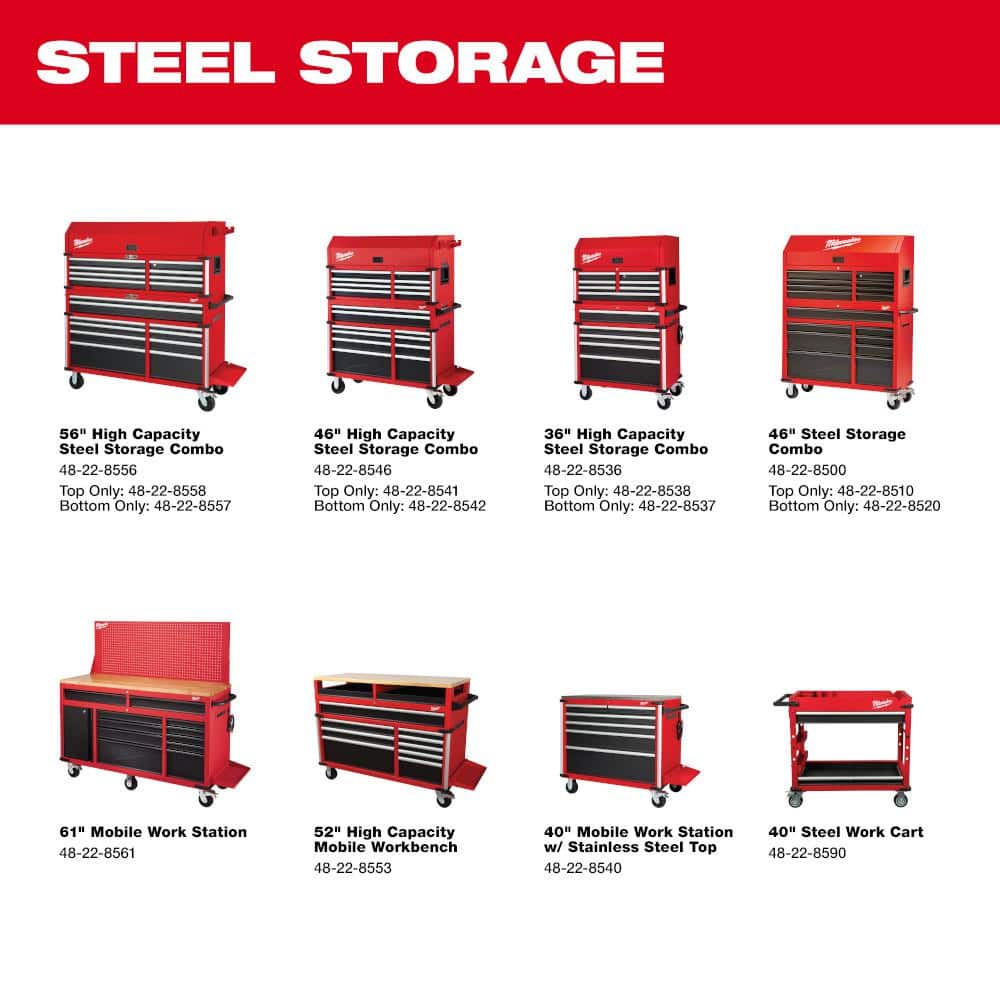 High Capacity 46 in. 10-Drawer Roller Cabinet Tool Chest