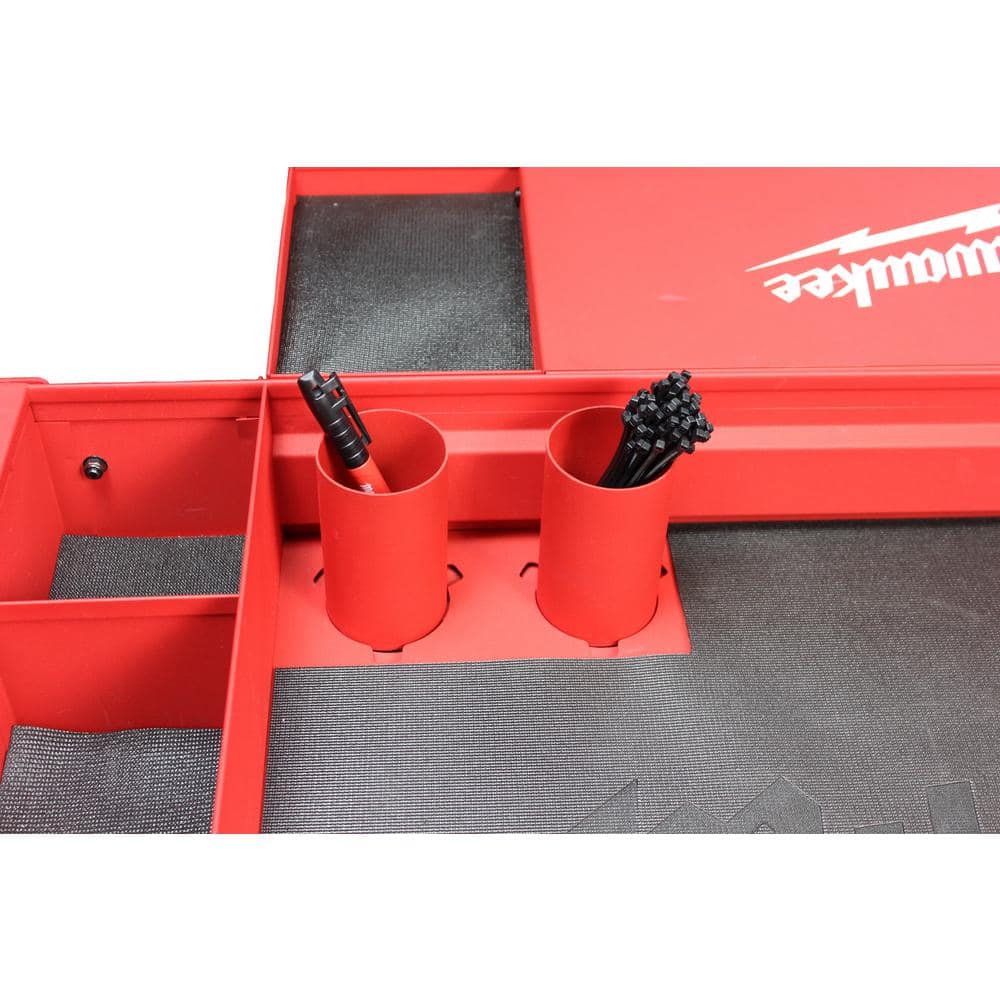 40 in. 2-Drawer Steel Work Cart
